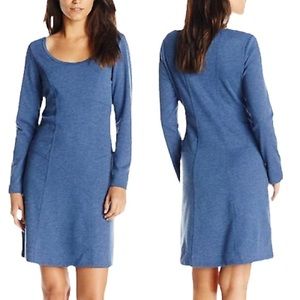 PRANA Dress - Knit Jersey Long Sleeve Scoop Neck - Size Medium - EUC